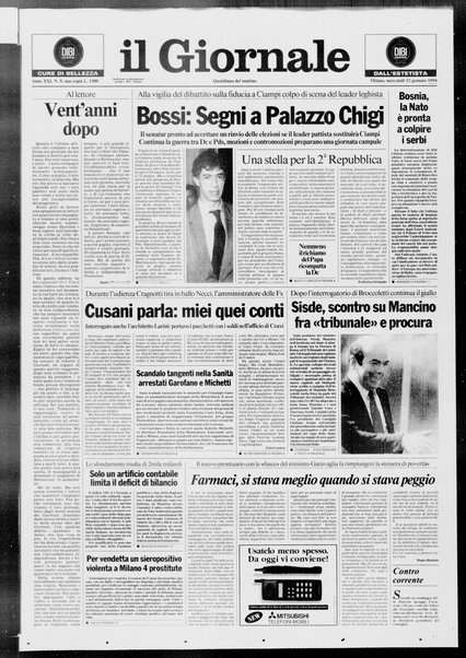 Il giornale : quotidiano del mattino